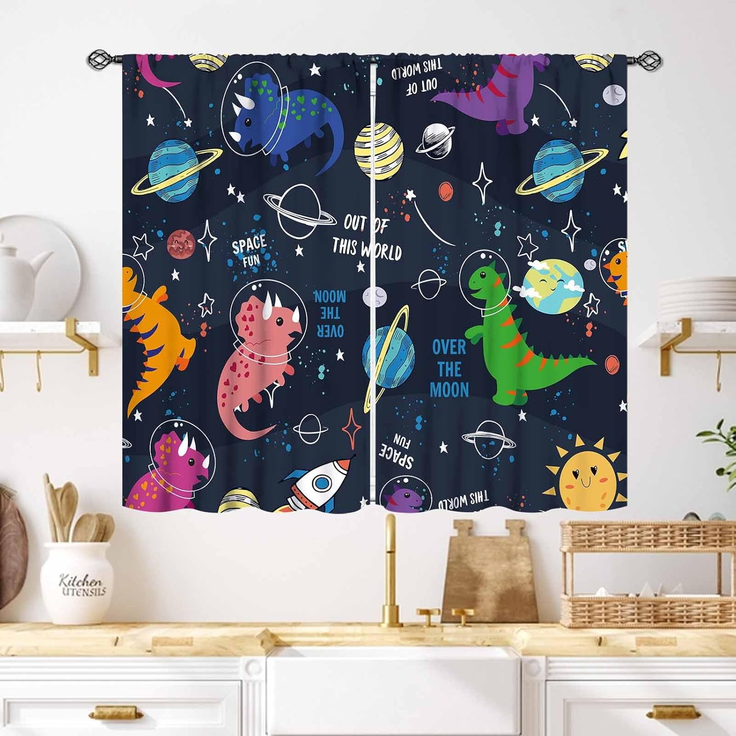 Dinosaur Curtains for Kids Roo - Baby Nursery Animal Theme 리뷰 및 가격