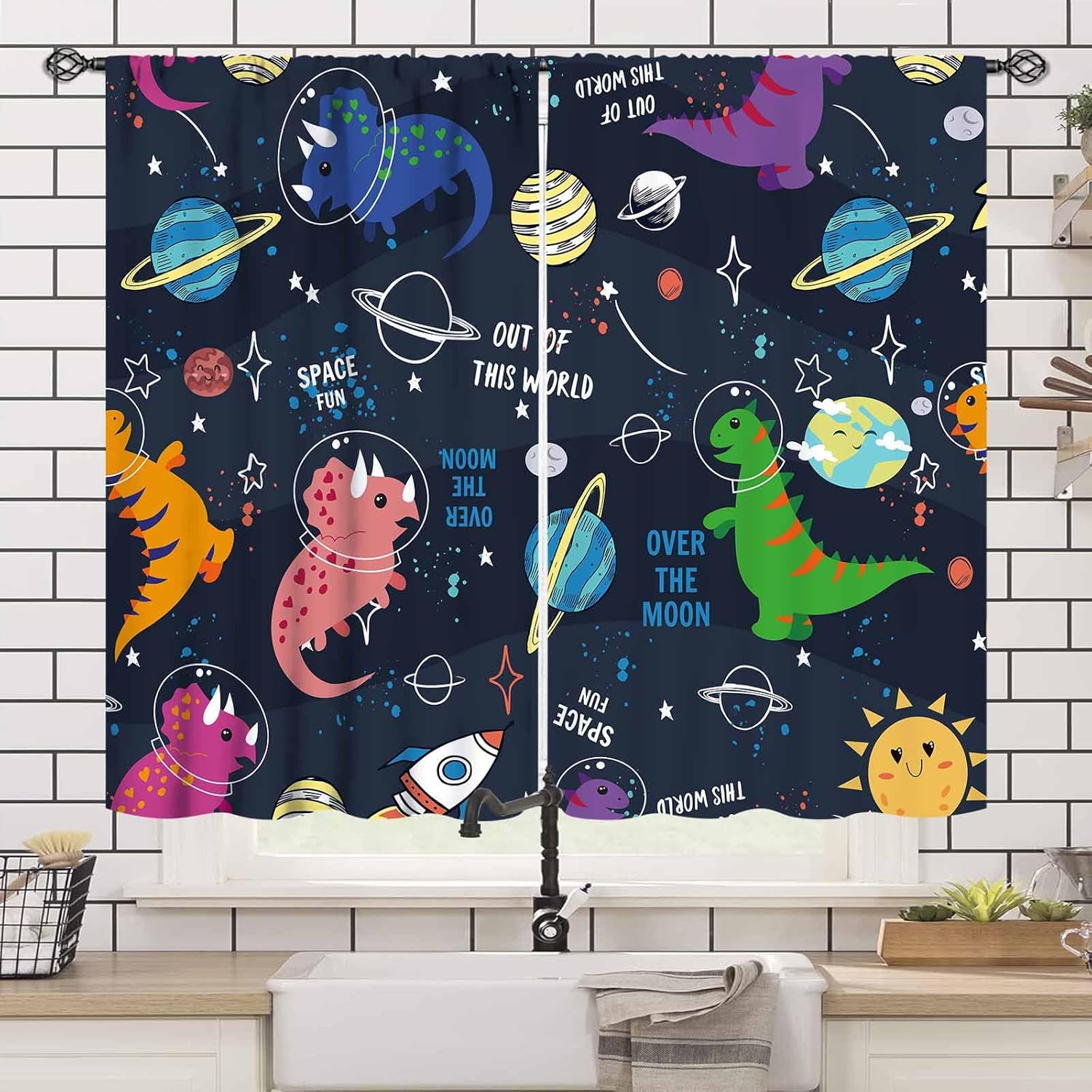 Dinosaur Curtains for Kids Roo - Baby Nursery Animal Theme 리뷰 및 가격