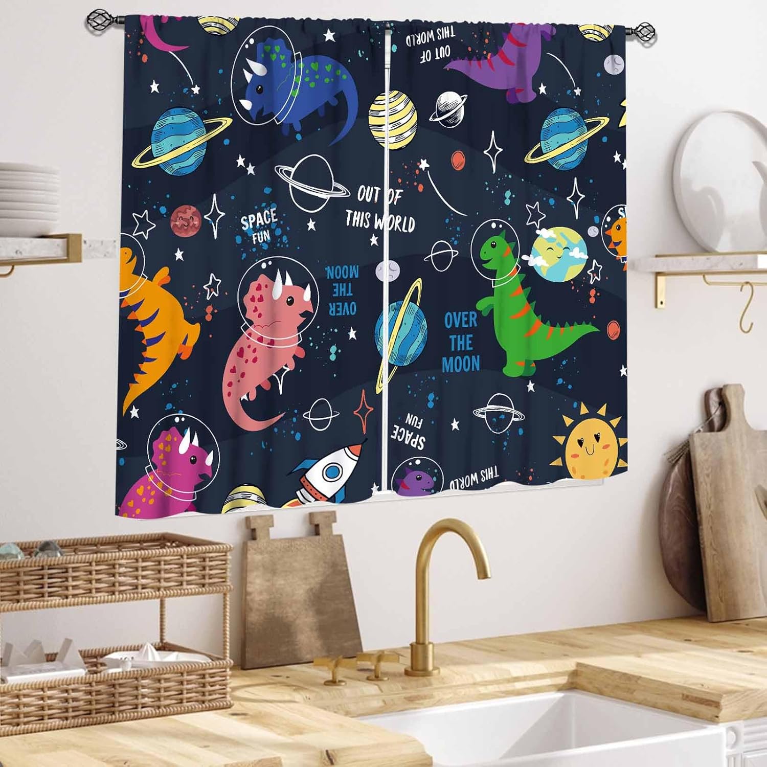 Dinosaur Curtains for Kids Roo - Baby Nursery Animal Theme 리뷰 및 가격