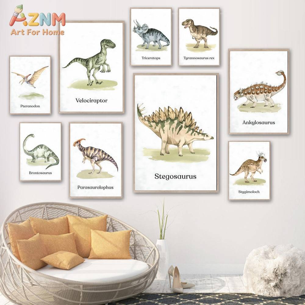 AZNM Cute Cartoon Animal Canva - Baby Nursery Art 리뷰 및 가격