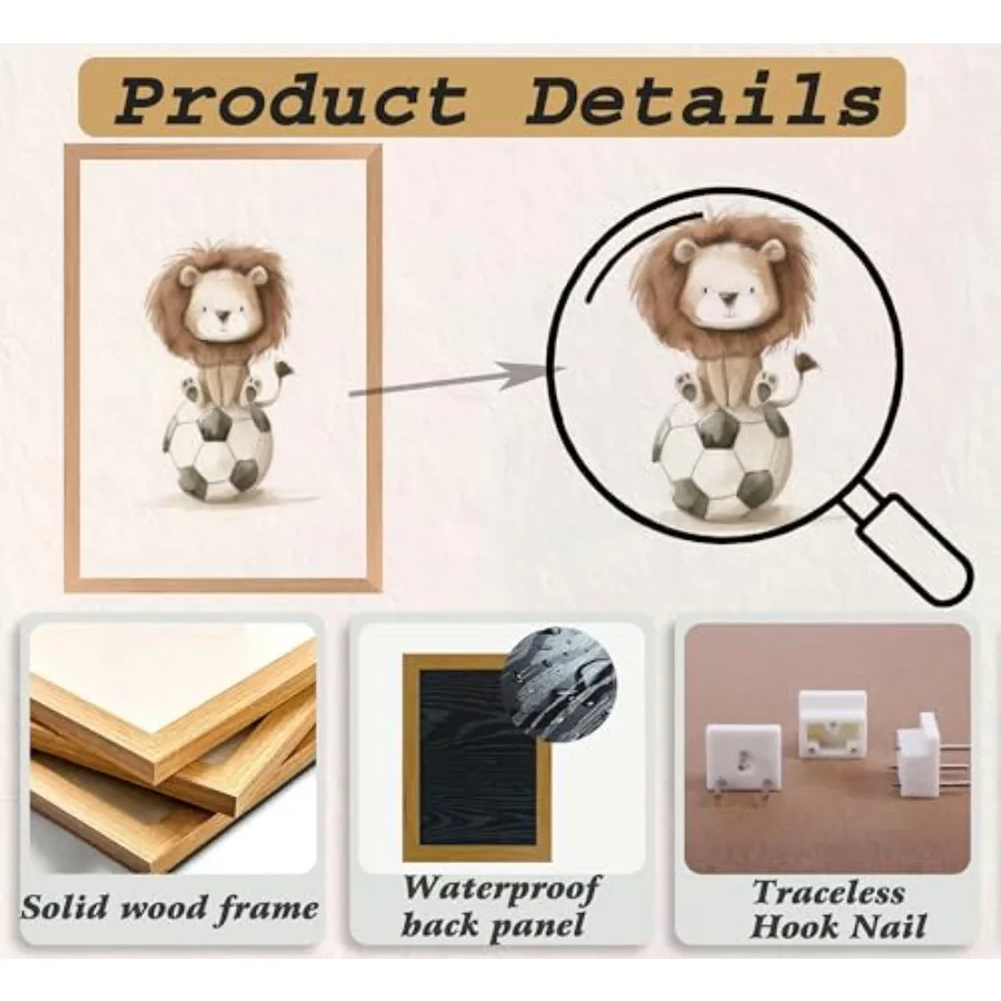 Nursery wall art for baby boy' - Baby Nursery Animal Theme 리뷰 및 가격