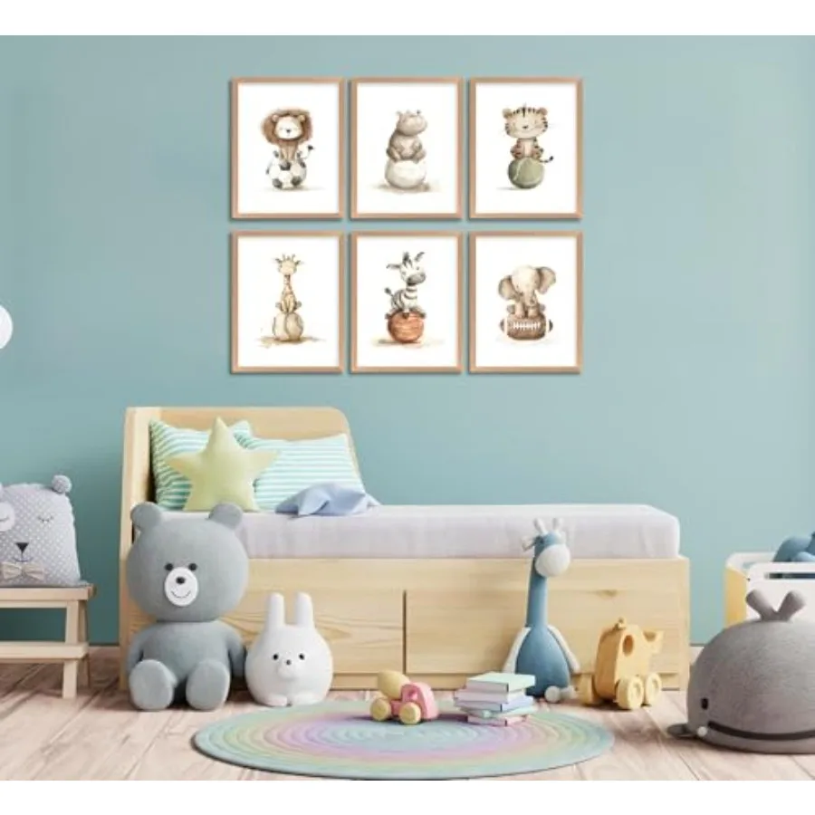 Nursery wall art for baby boy' - Baby Nursery Animal Theme 리뷰 및 가격