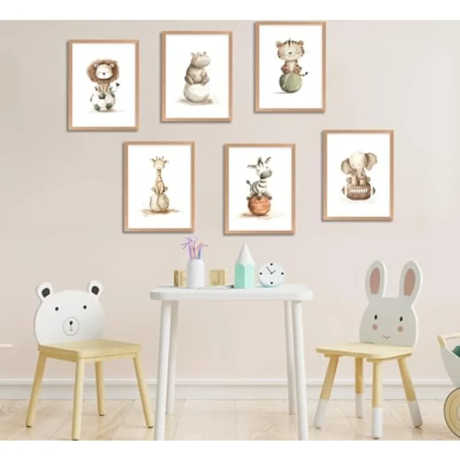 Nursery wall art for baby boy' - Baby Nursery Animal Theme 리뷰 및 가격