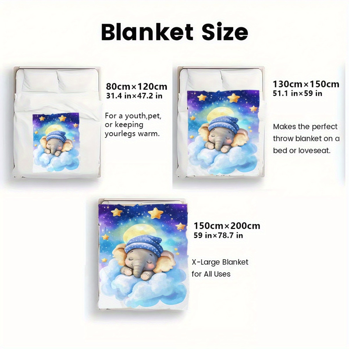 Sleeping Baby Elephant Cloud S - Baby Nursery Animal Theme 리뷰 및 가격
