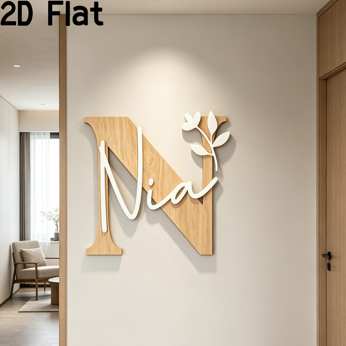 1Pc Custom Original Alphabet N - Baby Nursery Wall Decor 리뷰 및 가격