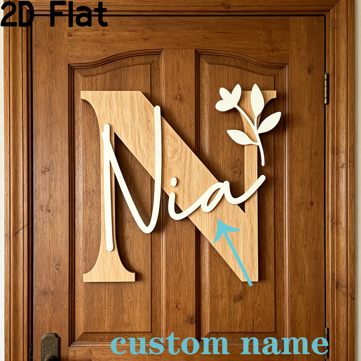 1Pc Custom Original Alphabet N - Baby Nursery Wall Decor 리뷰 및 가격