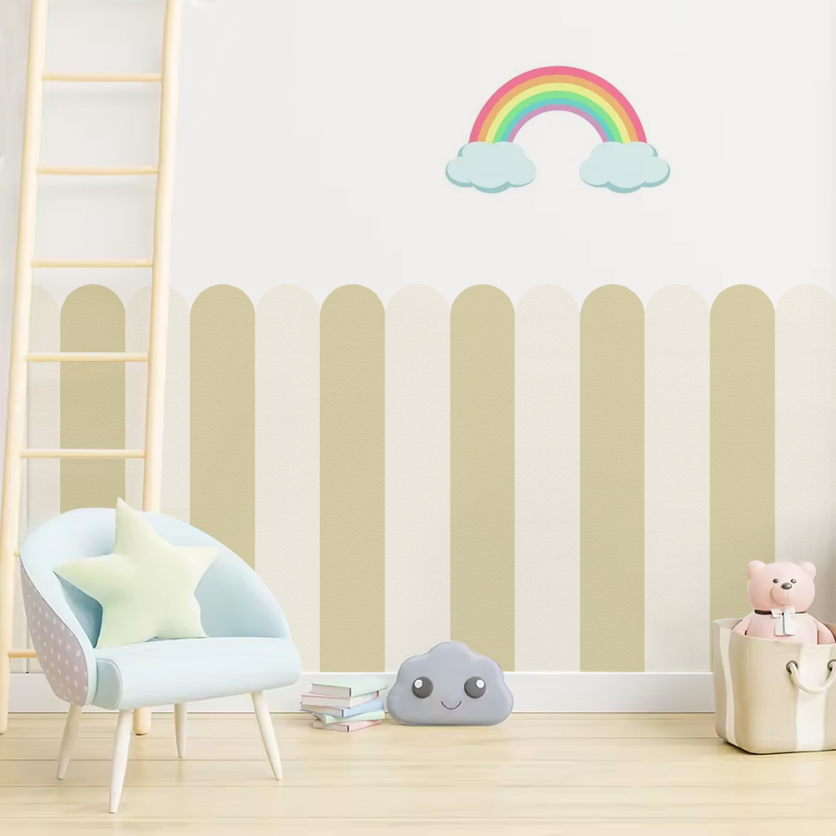Multicolor Vertical Striped Ar - Baby Nursery Wall Decor 리뷰 및 가격