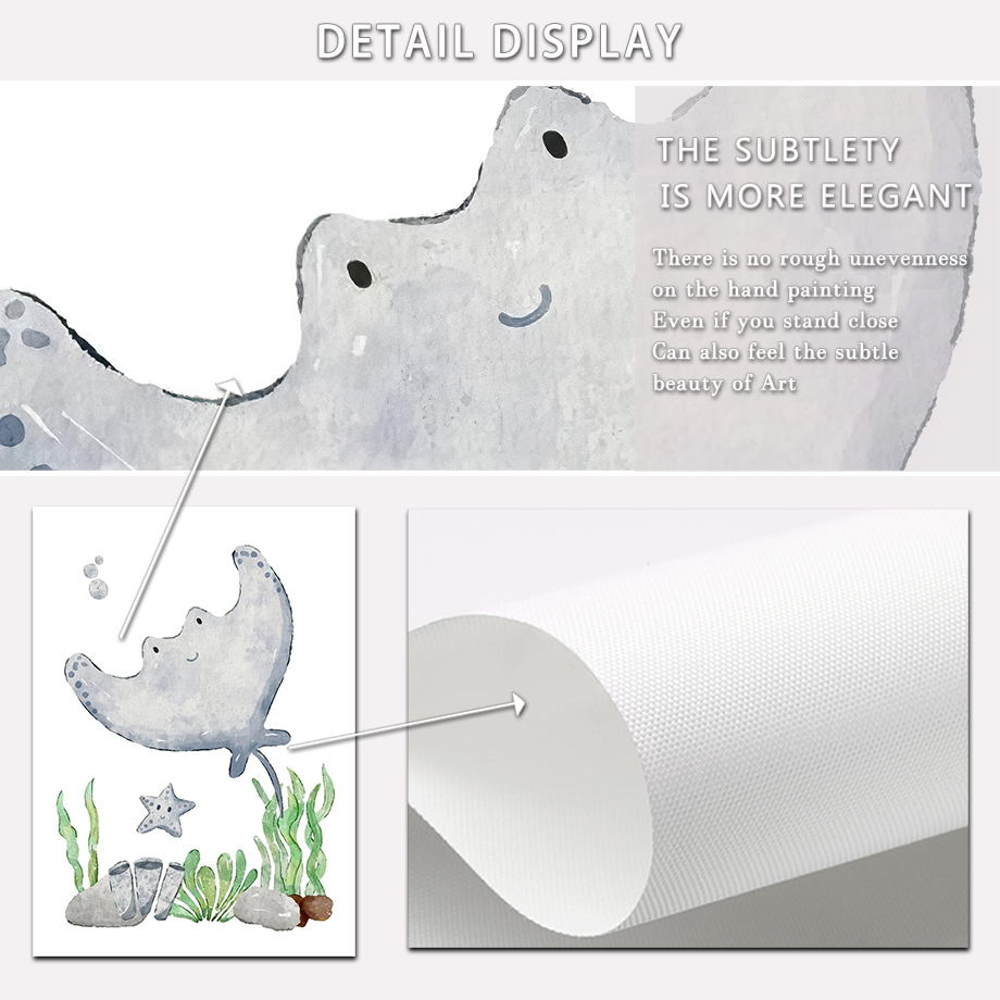 Devilfish Whale Seahorse Turtl - Baby Nursery Ocean 리뷰 및 가격