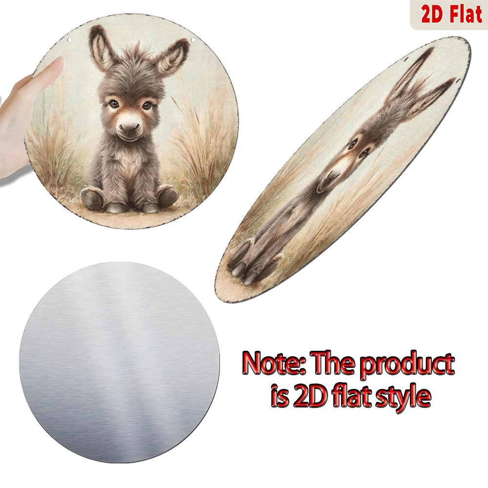 Vintage Baby Donkey Round Meta - Baby Nursery Vintage 리뷰 및 가격